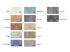 Linen jacquard "Yara 281" from Leitner Leinen, color chart