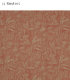 Linen jacquard "Leitner Folia 279", rust red