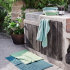 "Nova" terry towels with jacquard texture, GOTS-certified