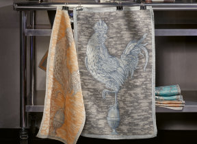 Linen kitchen towel "El Gallo" in 4 colors