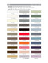 Color card Satin Ribbon