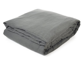 Linen bed linen "Madison Dark Grey"