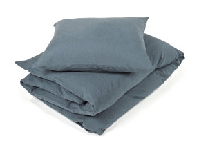 Leinen Bettwäsche "Madison Navy"