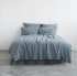 Blue Fog linen bedding Linen Tales