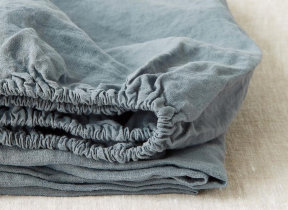 Leinenspannbettlaken vorgewaschen von Linen Tales, in 3 Farben