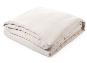 Belgische Leinenbettwäsche vorgewaschen "Libeco Madison Light Grey"