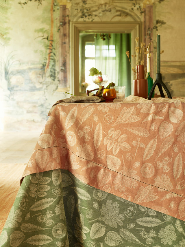 Leitner Leinen "Foliage" table runner