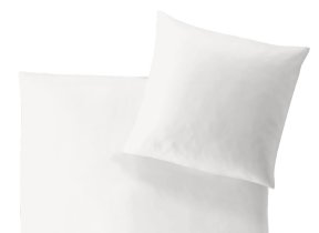 Satin bed linen "Tencel White"