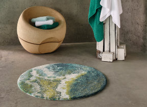 Aquazura" bath rug Ø 100 cm - © END-ND7