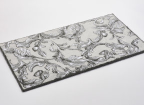 Badeteppich aus ägyptischer Baumwolle und Lurex "Castel", 2.200g/m² in 70 x 120 cm