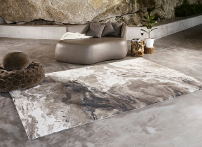 Luxuriöser Wohnteppich "Habidecor Roc" aus ägyptischer Baumwolle, 1.800g/m², in 2 Größen