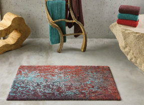 Rust" bath rug