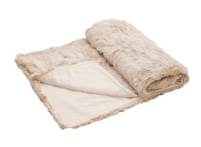 Faux Fur Blanket "Royal Powder"