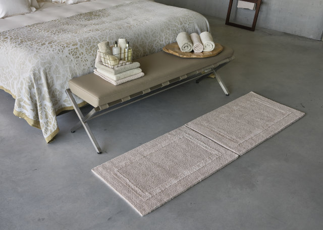 Abyss & Habidecor Reversible" bath mat, 770 Linen