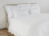 Satin bed linen Celso de Lemos "Amanda" in 100 White