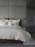 Satin bed linen Celso de Lemos "Amanda" in 101 Naturel