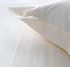 Satin bed linen Celso de Lemos "Amanda" in 101 Naturel