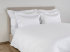 Satin bed linen Celso de Lemos "Capela" in 100 White