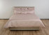 Celso de Lemos Secret" satin bed linen in 500 Nuage Rose