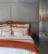 Percale bed linen "Celso de Lemos Hella" in 680 Caramel