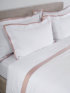 Percale bed linen "Celso de Lemos Hella" in 500 Nuage Rose