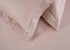 Celso de Lemos Secret" satin bed linen in 500 Nuage Rose