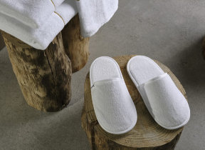 Badeslipper Giza Baumwolle "Abyss Spa", in 4 Farben