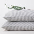  Linen Tales Bettwäsche Black Thin Stripes 