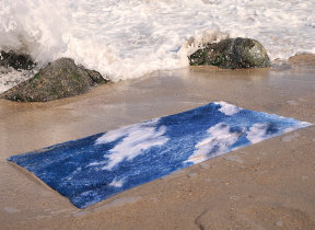 Nuage" bath rug 70 x 120 cm