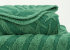  Egyptian cotton with modal, towelling series "Abyss Fidji", in 6 colors - 230 Emerald