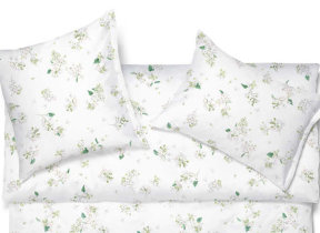 Satin Deckenbezüge "May Blanc"
