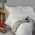 Satin bed linen Amalia Suave White Mood