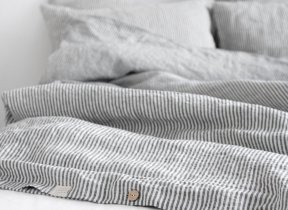 Leinen Bettwäsche "Thin Stripes"