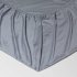 Schlossberg Plain fitted sheet "Jersey Royal", Acier