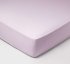 Swiss fitted sheet "Jersey Royal", mauve