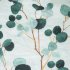  Leinenküchentücher mit Printdesign "Eucalyptus" - Fabric