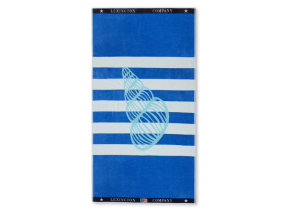 Strandtuch Velours "Lexington Blue", 100 x 180 cm