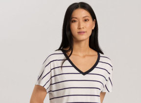 Nachthemd "Hanro Laura Cheerful Stripe"