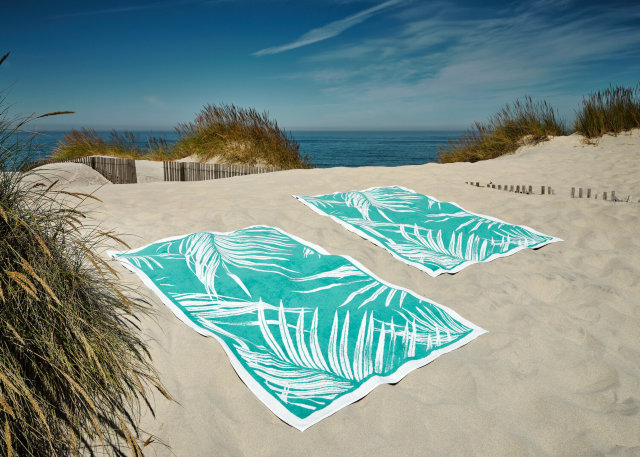 Egyptian cotton beach towel "Abyss Oasis", 115 x 200 cm