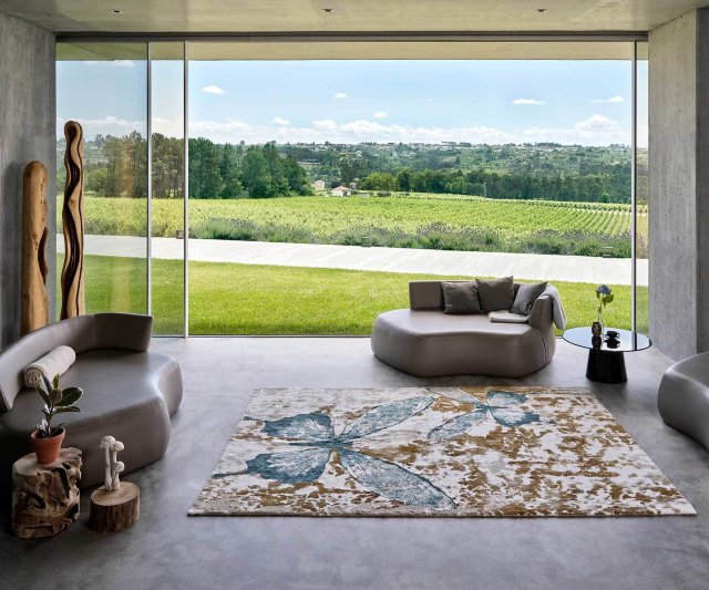 Teppich mit Lurex "Habidecor Meadow", 2200 g/m² in 2 Größen