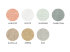 Linen table linen "Polylin Washed", Libeco Color chart