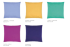 Satin Uni 105 color chart - 22 trend colors