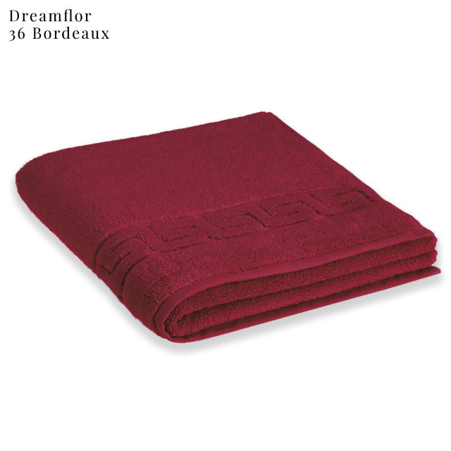 Super softe Frottiertücher "Weseta Dreamflor" - bordeaux