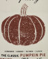 Küchentuch "Lexington Pumpkin Printed Organic Cotton" - Zoom