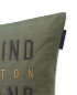 Organic cotton decorative cushion cover "Lexington Herringbone Flannel" - Zoom