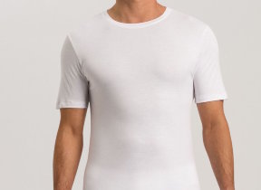 Shirt Crew Neck "Hanro Sea Island Cotton White"