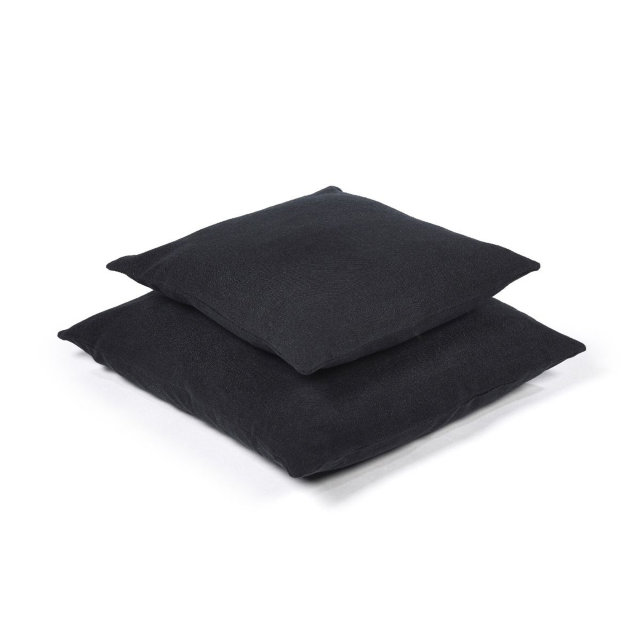 Linen cushion cover "Libeco Hudson - Black"