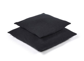 Linen cushion cover "Hudson Black"