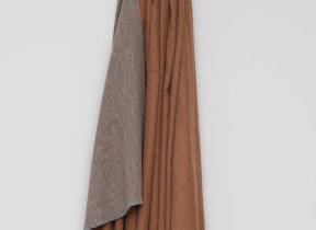 Lammwoll Plaid mit Kaschmir "Begg x Co Vale Reversible Flannel Sienna", 147 x 200 cm