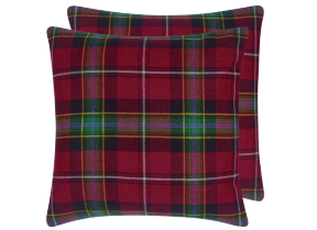 Sofa cushion "Ralph Lauren Tartan Dunmore Currant"